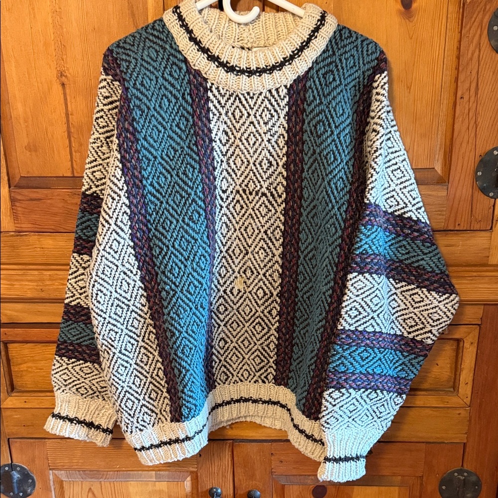 Animas Trading Co hand made wool sweater